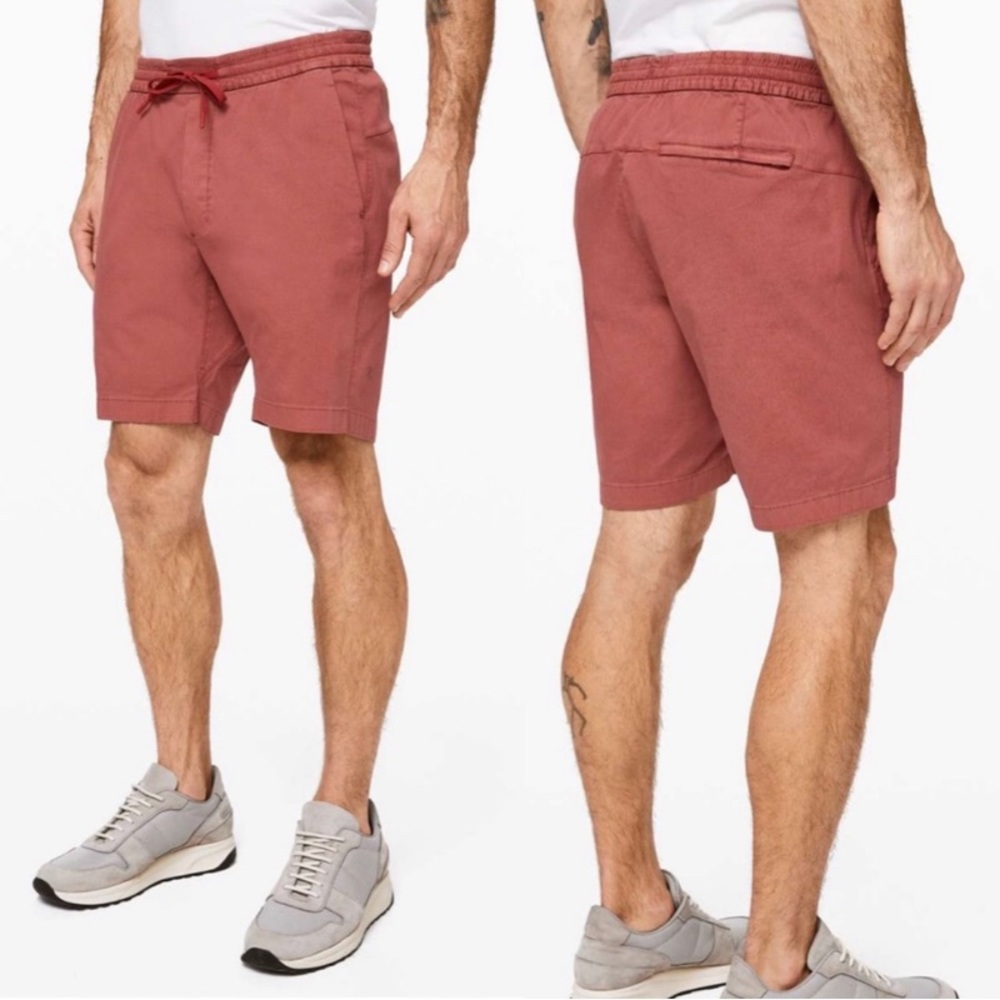 Lululemon Bowline Short 8” Dye Washed Cayenne Size L